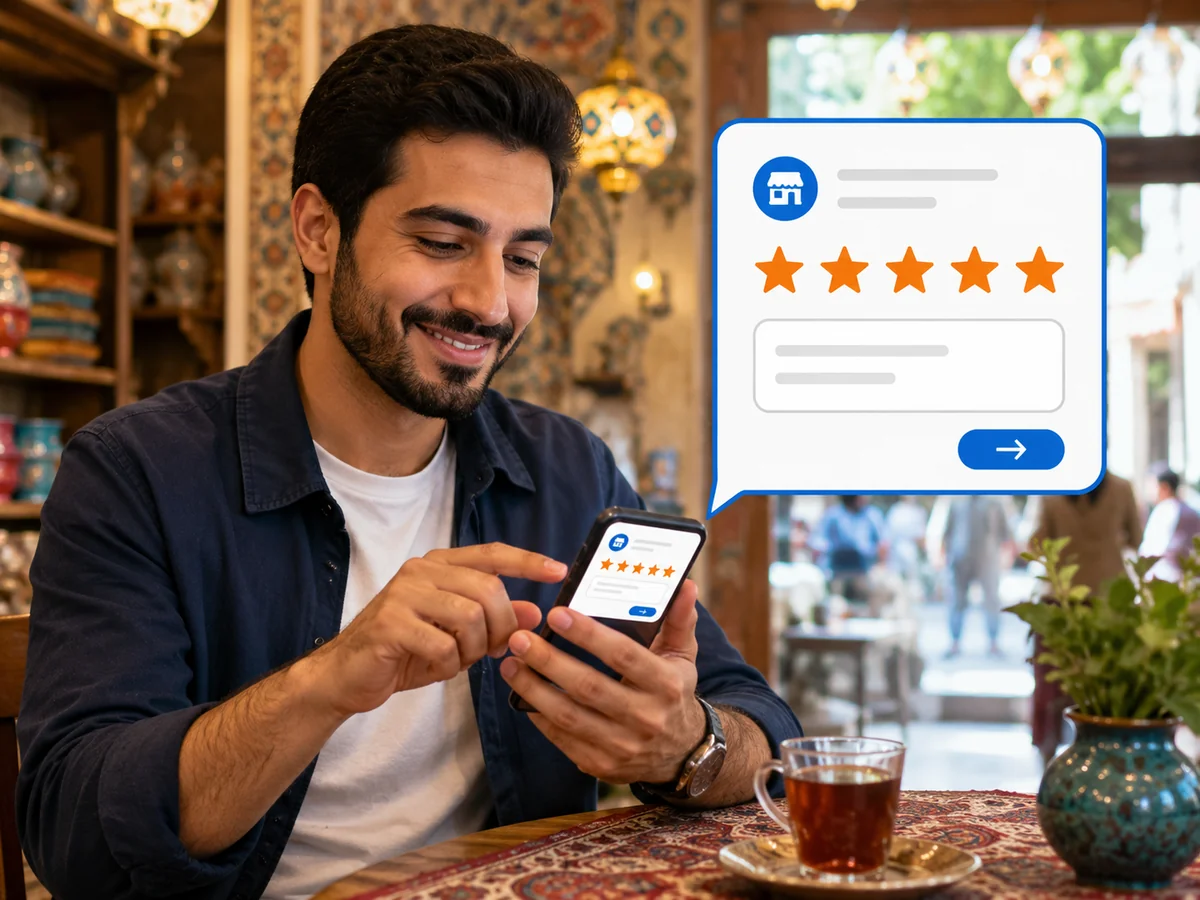 ثبت نظر و امتیاز مشتری برای تقویت اعتبار و سئو محلی کسب‌وکار