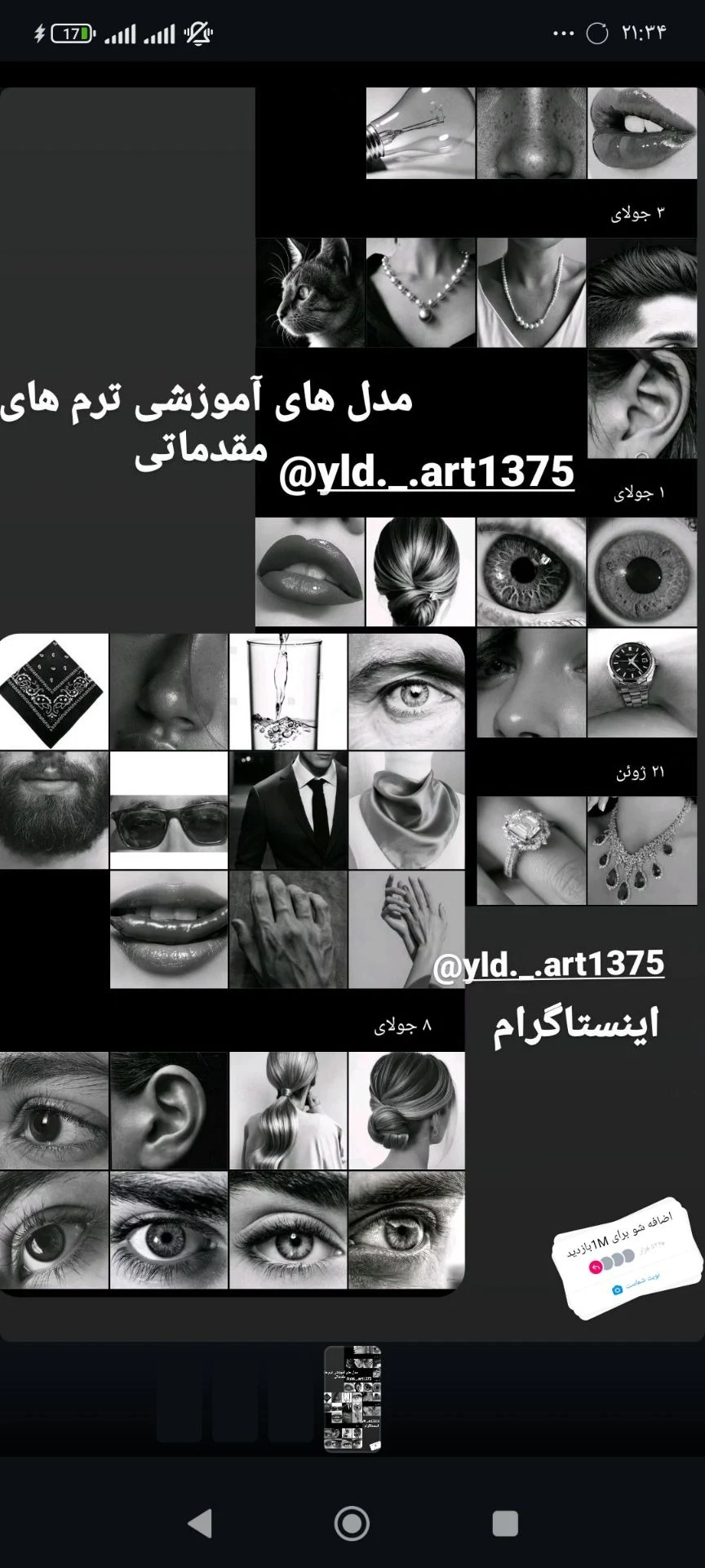 آموزش طراحی چهره سیاه قلم حرفه ای صدیقی - تصویر 4