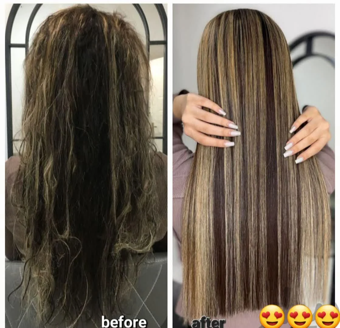 اکستنشن، کراتین و احیا مو، رنگ و لایت