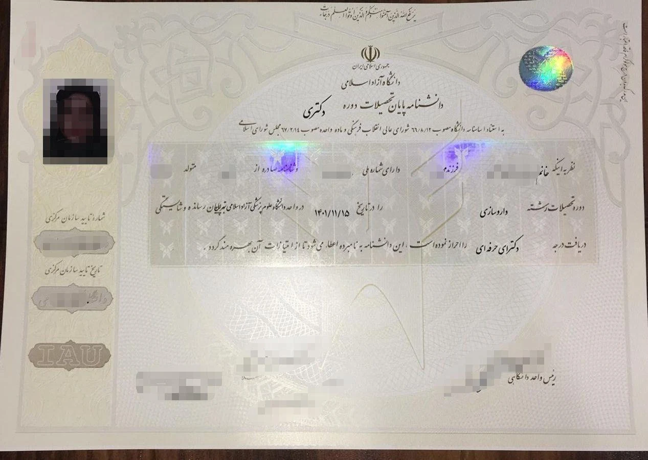 مدرک تحصیلی دیپلم تا دکترا - تصویر 2