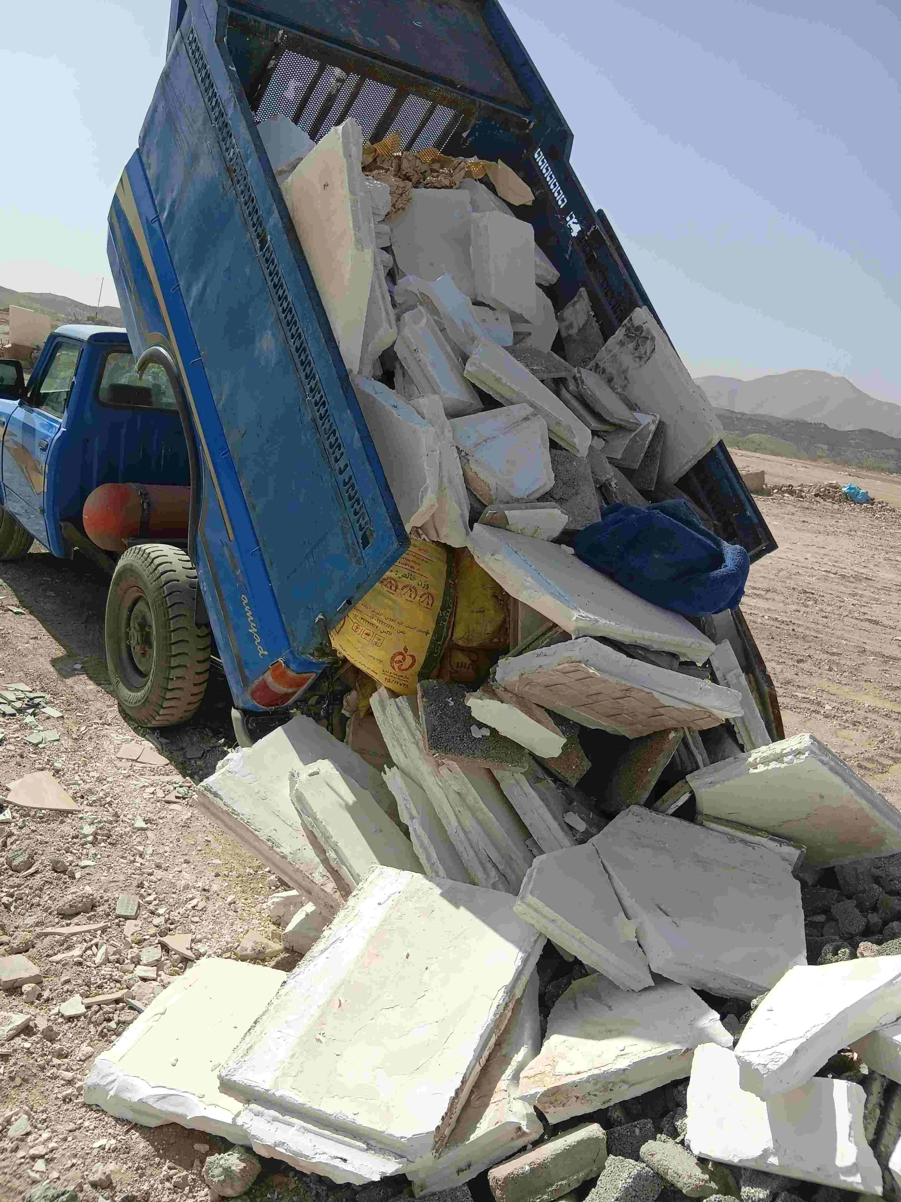 حمل نخاله ساختمانی حسینی