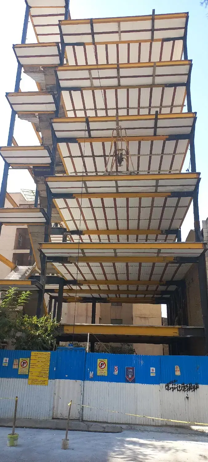 اجرای سقف اسکلت فلزی در نارمک جنوبی - تصویر 3