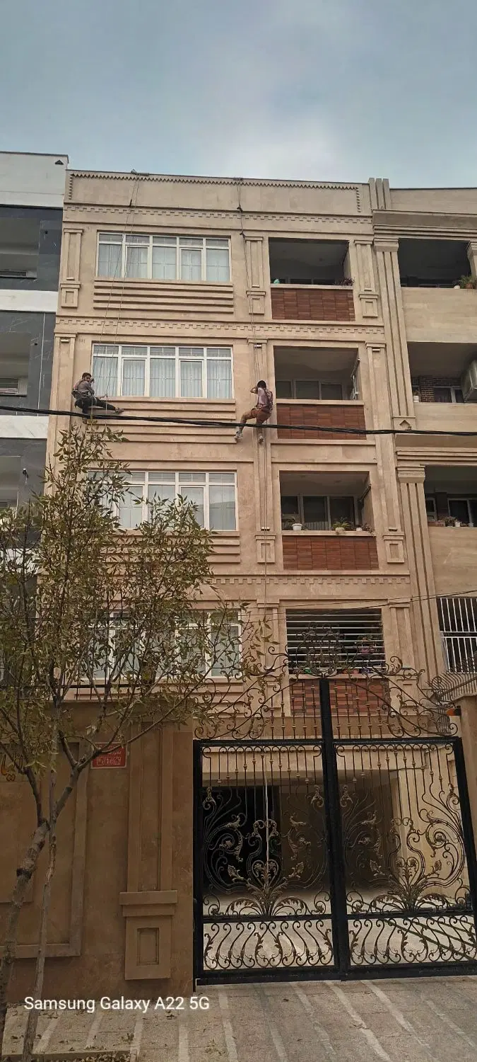 خدمات نمای ساختمان و کار در ارتفاع در جنت‌آباد مرکزی - تصویر 5