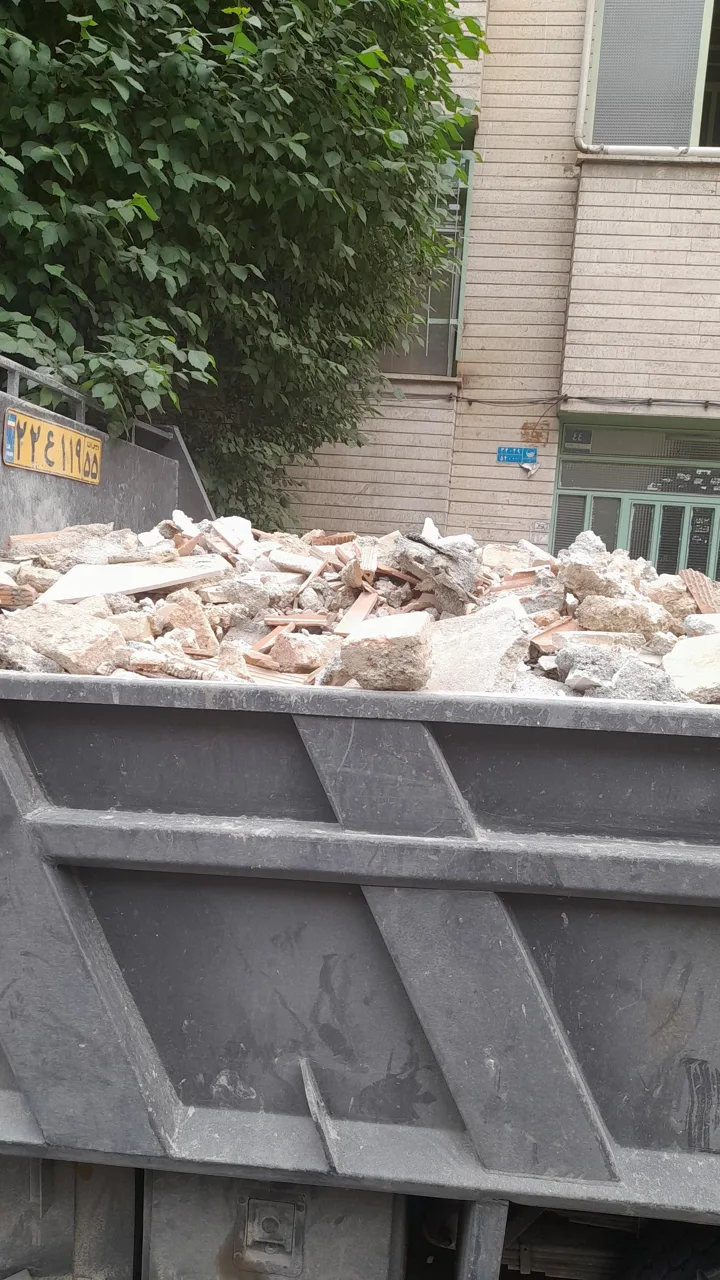 حمل نخاله ساختمانی با خاور و نیسان - تصویر 2