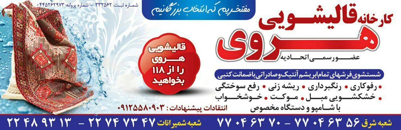 قالیشویی هروی در نیاوران - تصویر 4