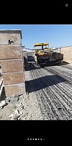 پارکینگ آسفالت تراشه ایزوگام.