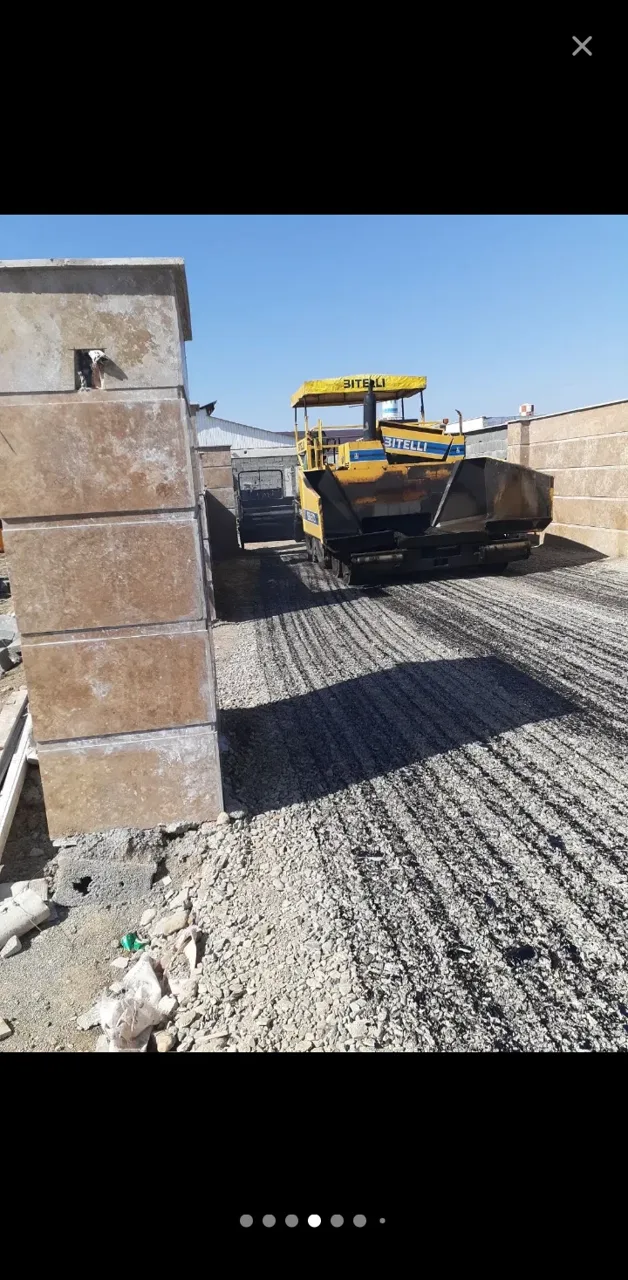پارکینگ آسفالت تراشه ایزوگام.
