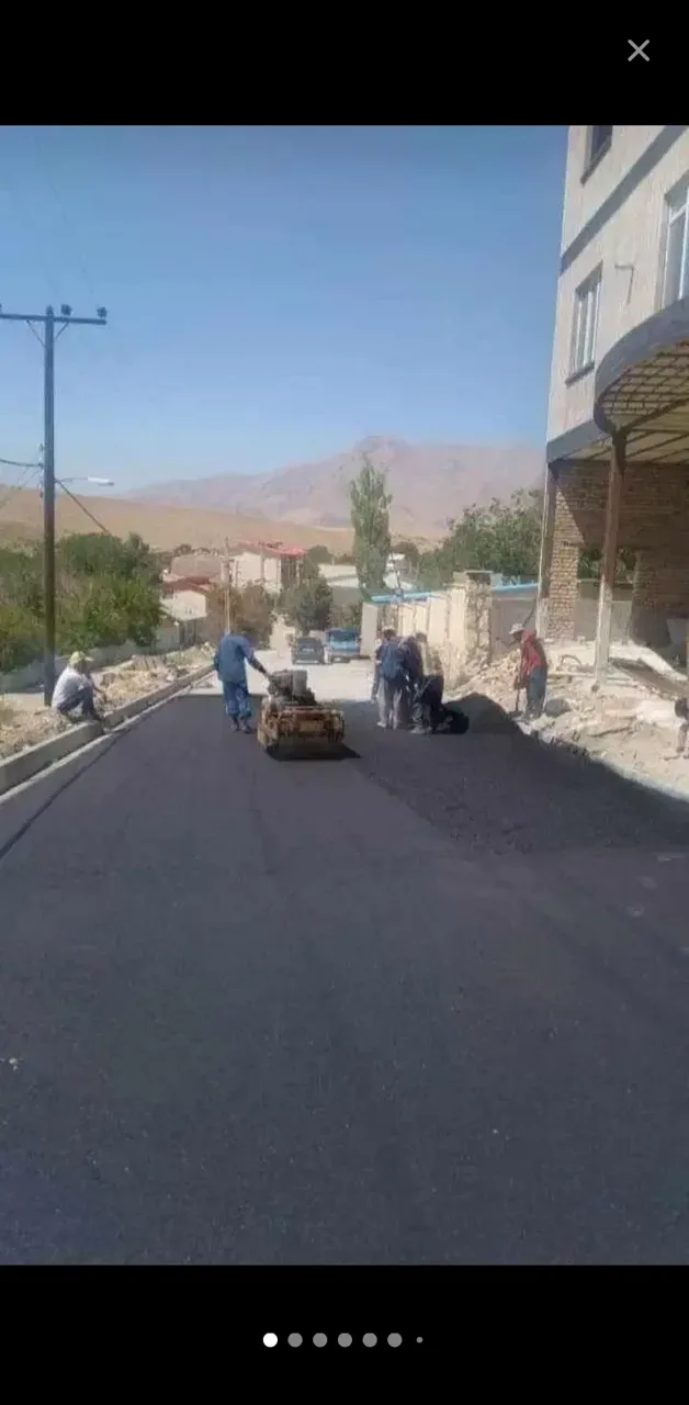 پارکینگ آسفالت تراشه ایزوگام. - تصویر 5