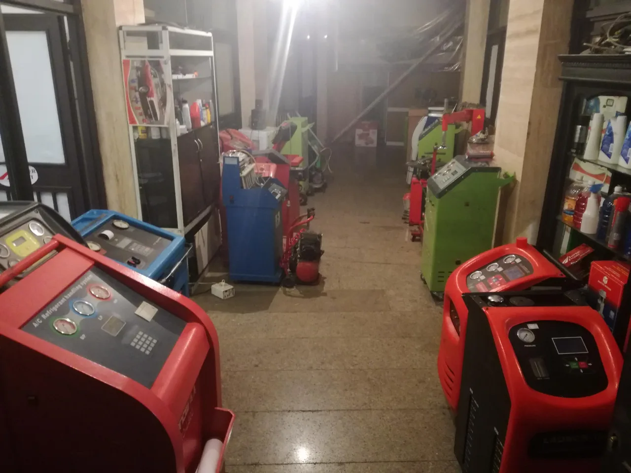 تعمیرات دستگاه شارژ گاز کولر