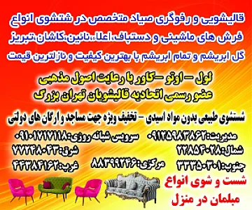 قالیشویی،مبل شویی صیاد