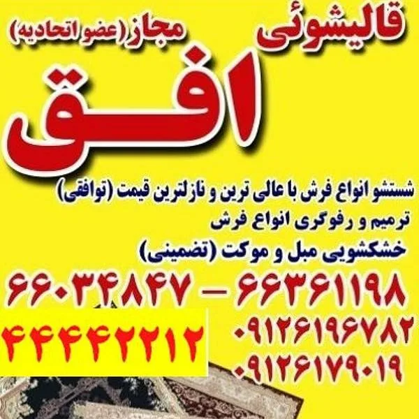 قالیشویی و مبل شویی افق - قالیشویی در تهران - تصویر 2