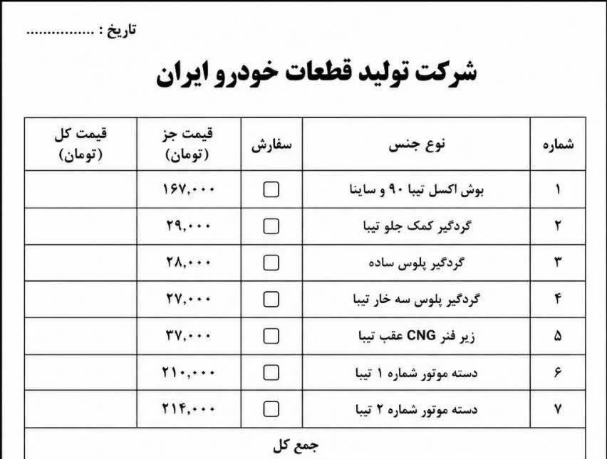 شرکت تولید قطعات خودرو ایران - تصویر 5