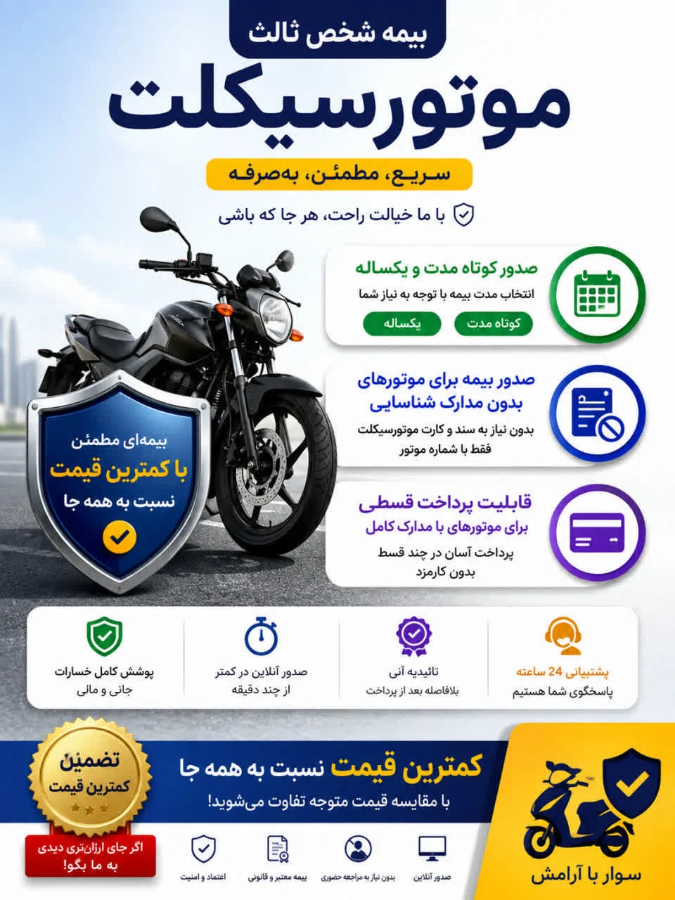 بیمه موتور سیکلت