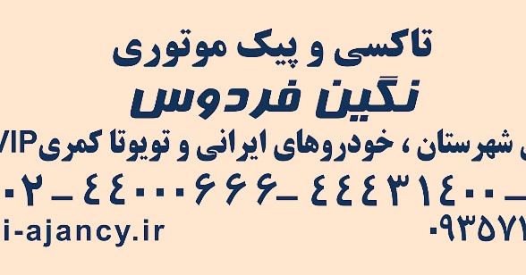 تاکسی شهرستان و فرودگاه امام نگین فردوس - تصویر 2