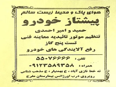 نمایندگی ایران خودرو حمید احمدی