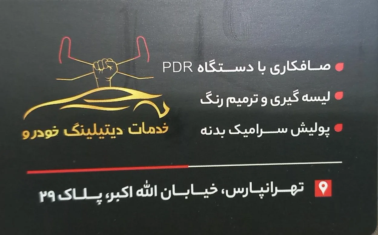 خدمات دیتیلینگ - تصویر 2