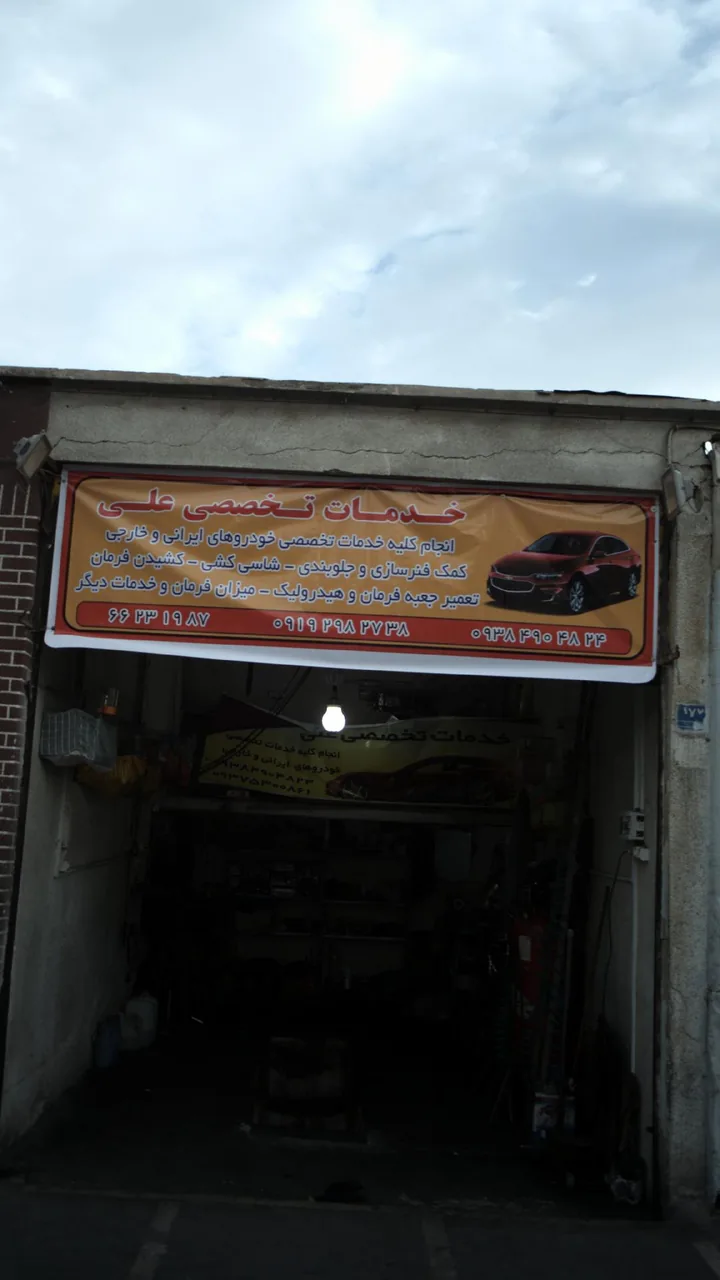 خدمات تخصصی علی