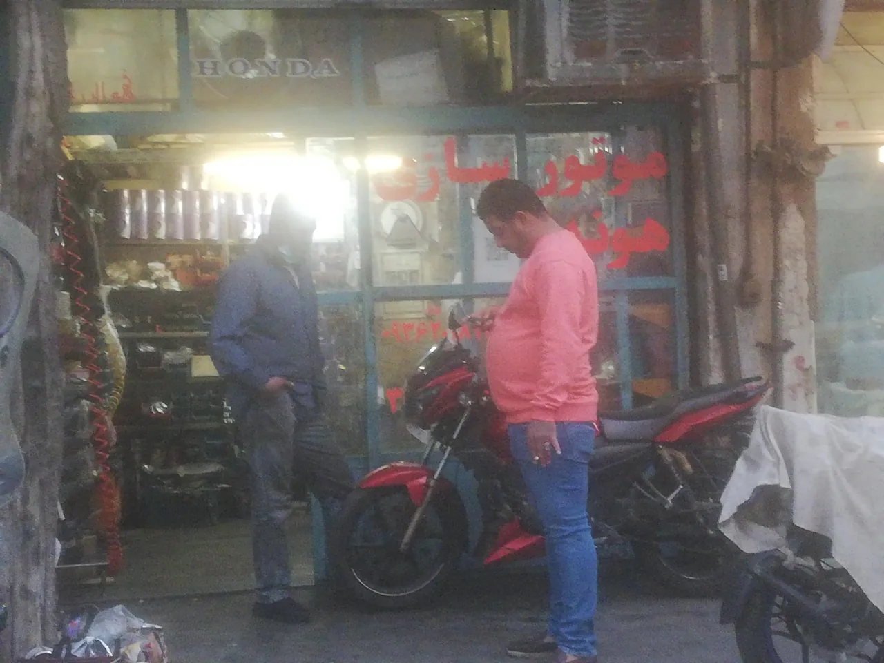 تعمیرگاه موتورسیکلت هوندا