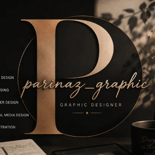 لوگوی parinaz_graphic
