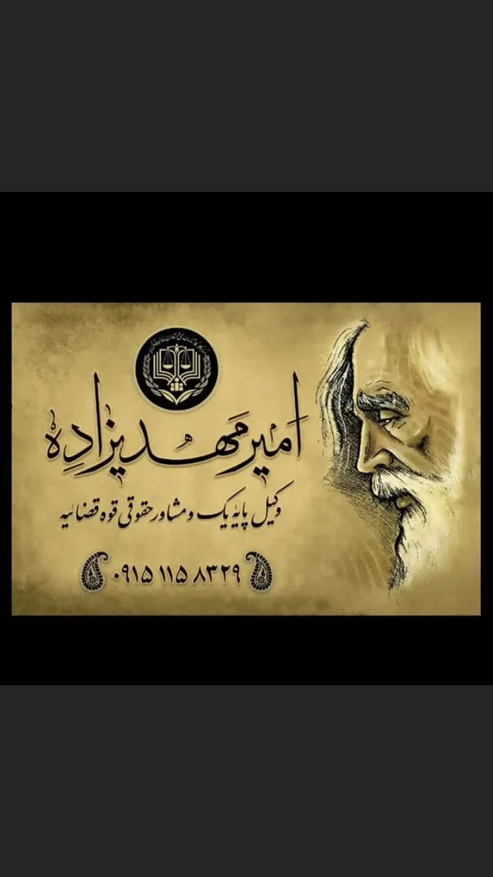 امیر مهدی‌‌زاده وکیل پایه یک دادگستری و مشاور حقوقی قوه قضائیه - تصویر 2