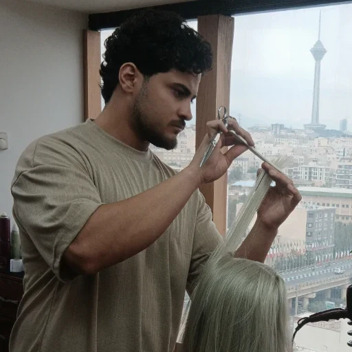 لوگوی آرایشگاه star