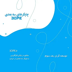پرینتر سه بعدی توسعه گران بعد سوم | 3DPE
