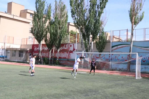 زمین چمن فوتبال پاس