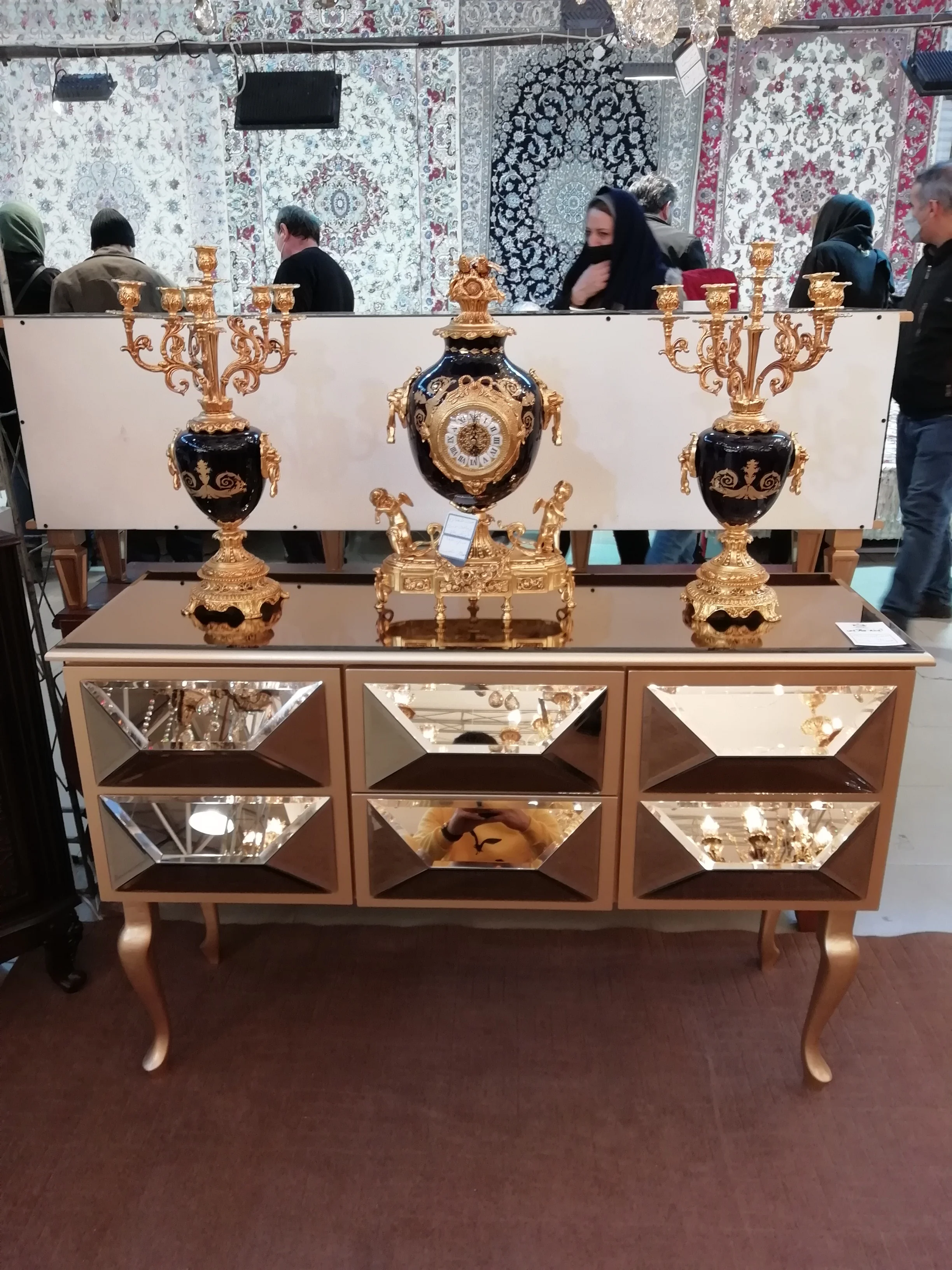 مجموعه آینه طلایی