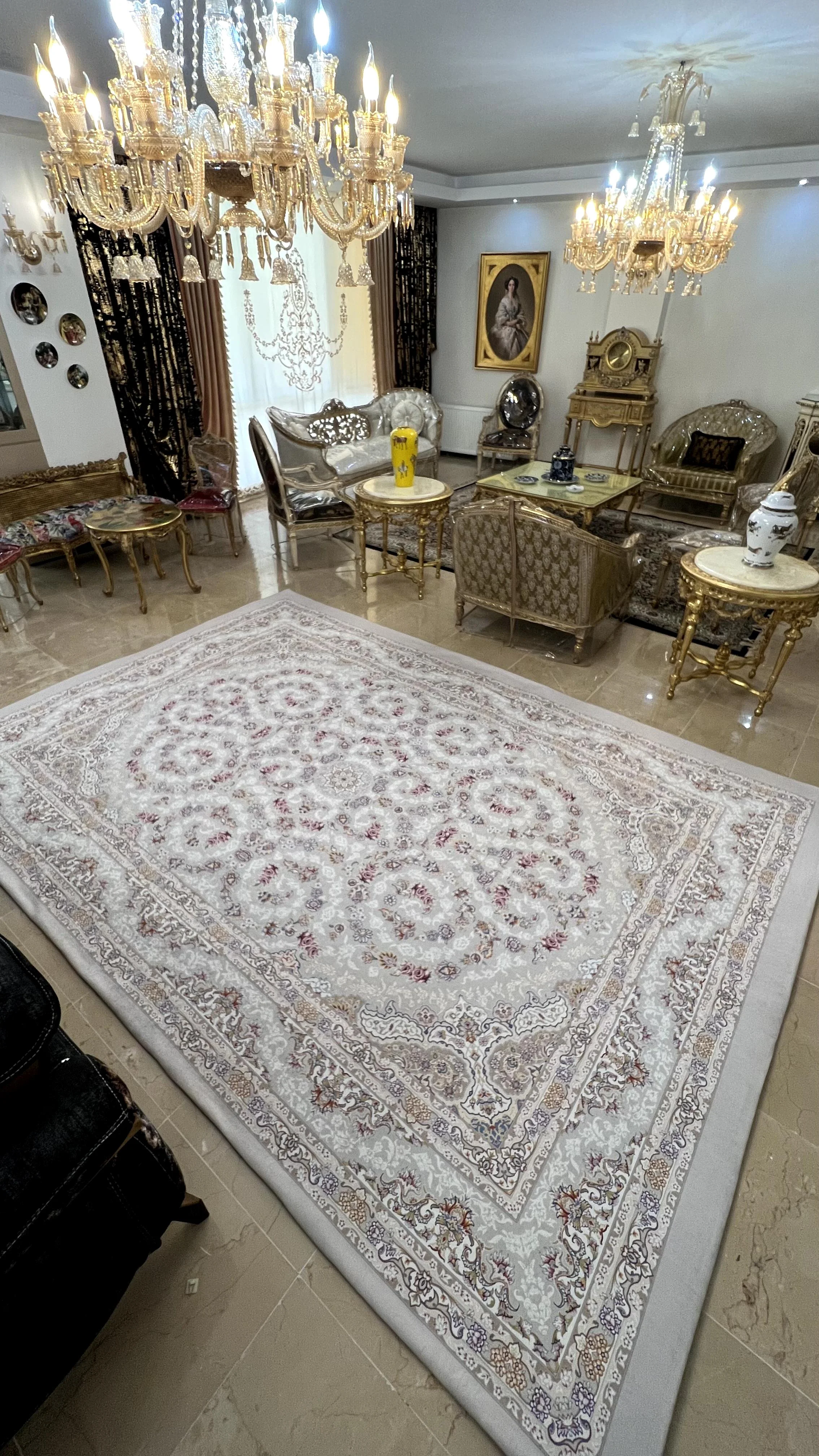 روفرشی کشدار ترمه کاور