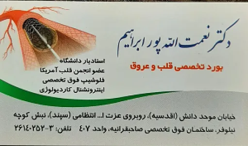 دکتر نعمت الله پور ابراهیم