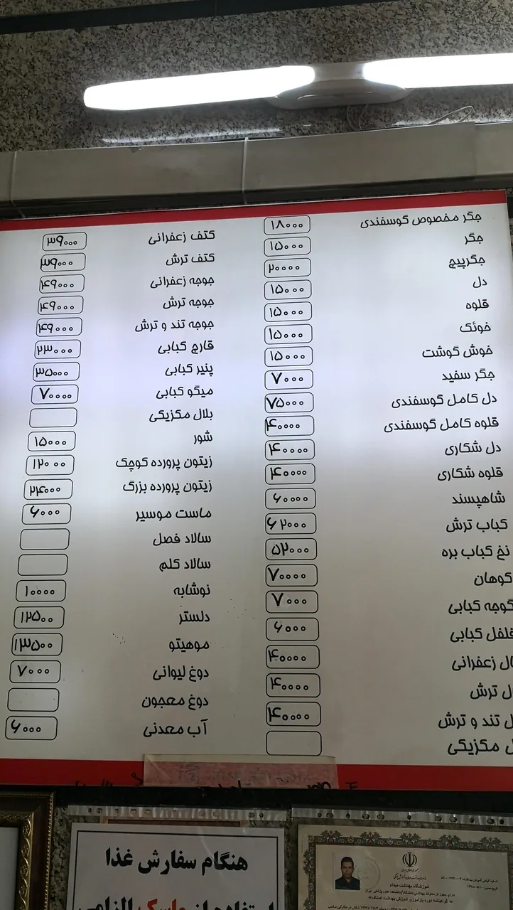 رستوران و جگرکی شیش سیخ