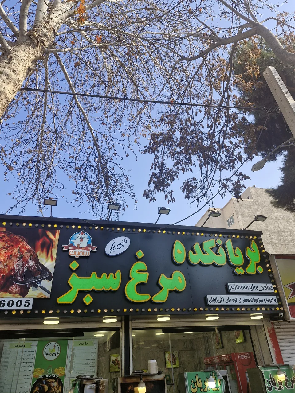 بریان کده مرغ سبز