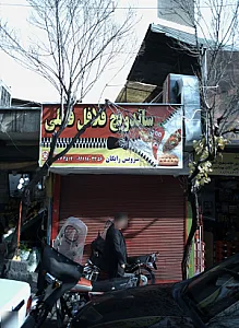 ساندویچ فلافل فلفلی