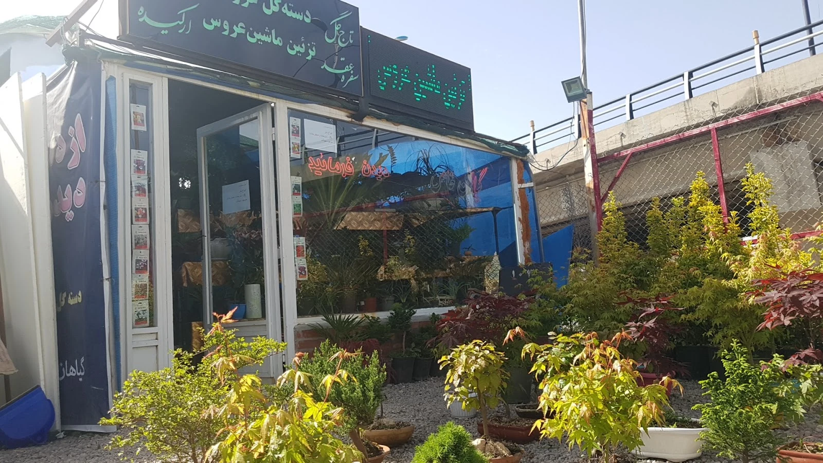 گلخانه باغ گلها