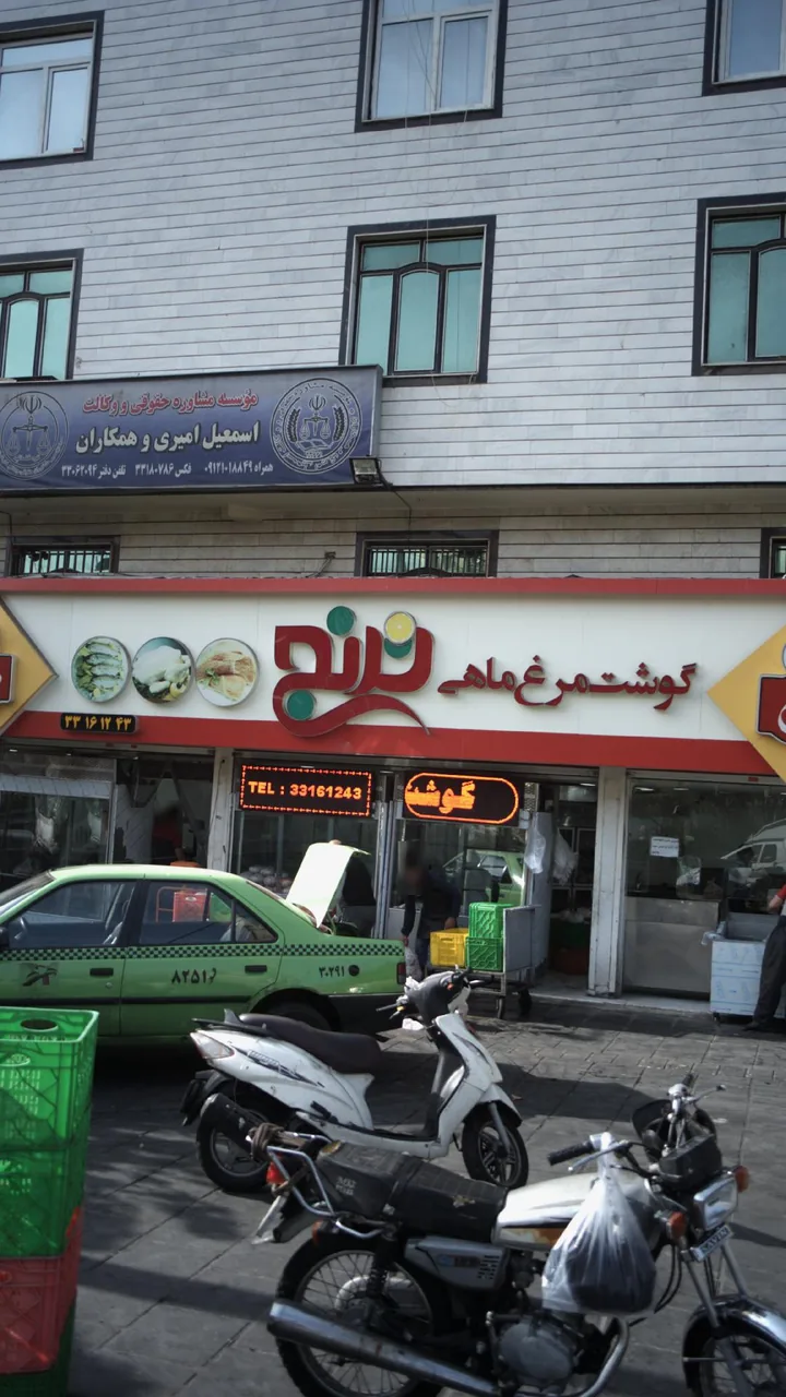 گوشت مرغ ماهی ترنج