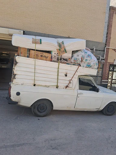 وانت و کامیونت اثاثیه تلفنی حق لاله