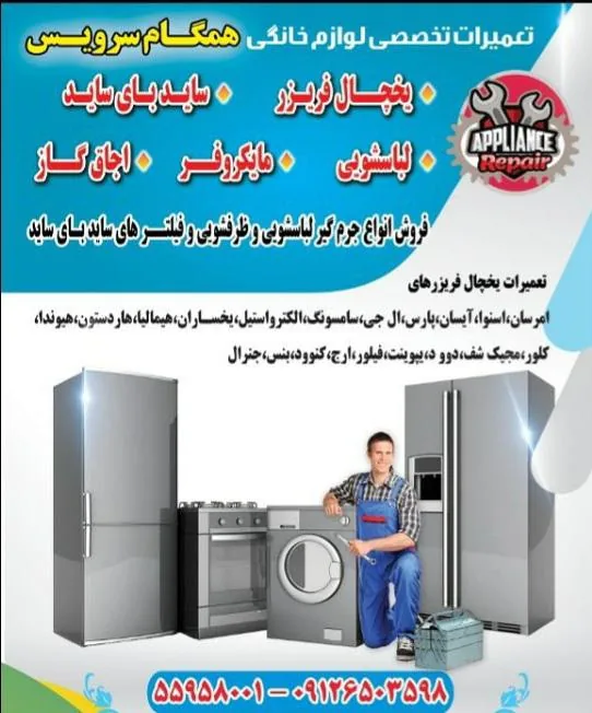تعمیرگاه یخچال و لباسشویی - تصویر 2