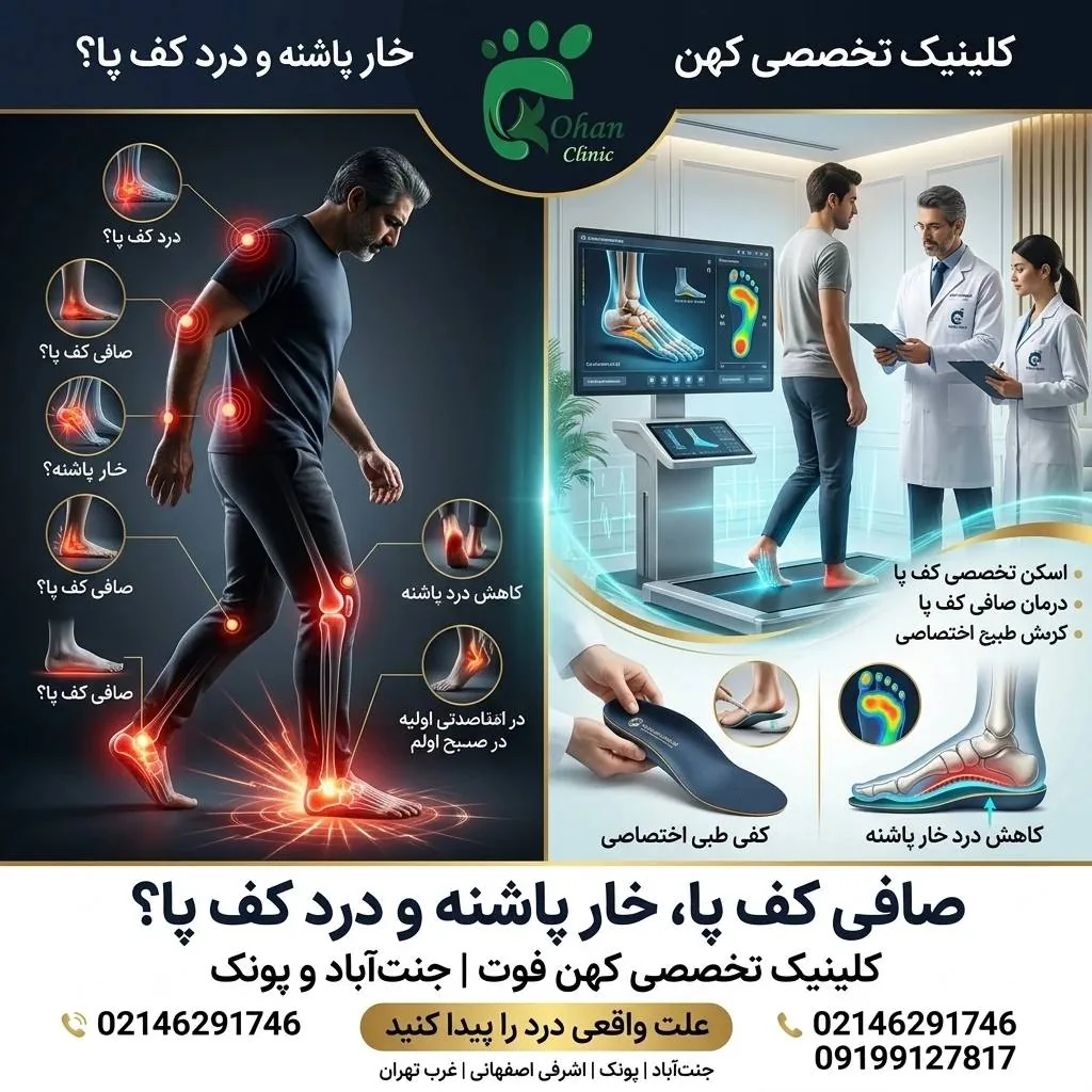 اسکن پا و کفی طبی ستارخان صادقیه ؛ کلینیک کهن - تصویر 3
