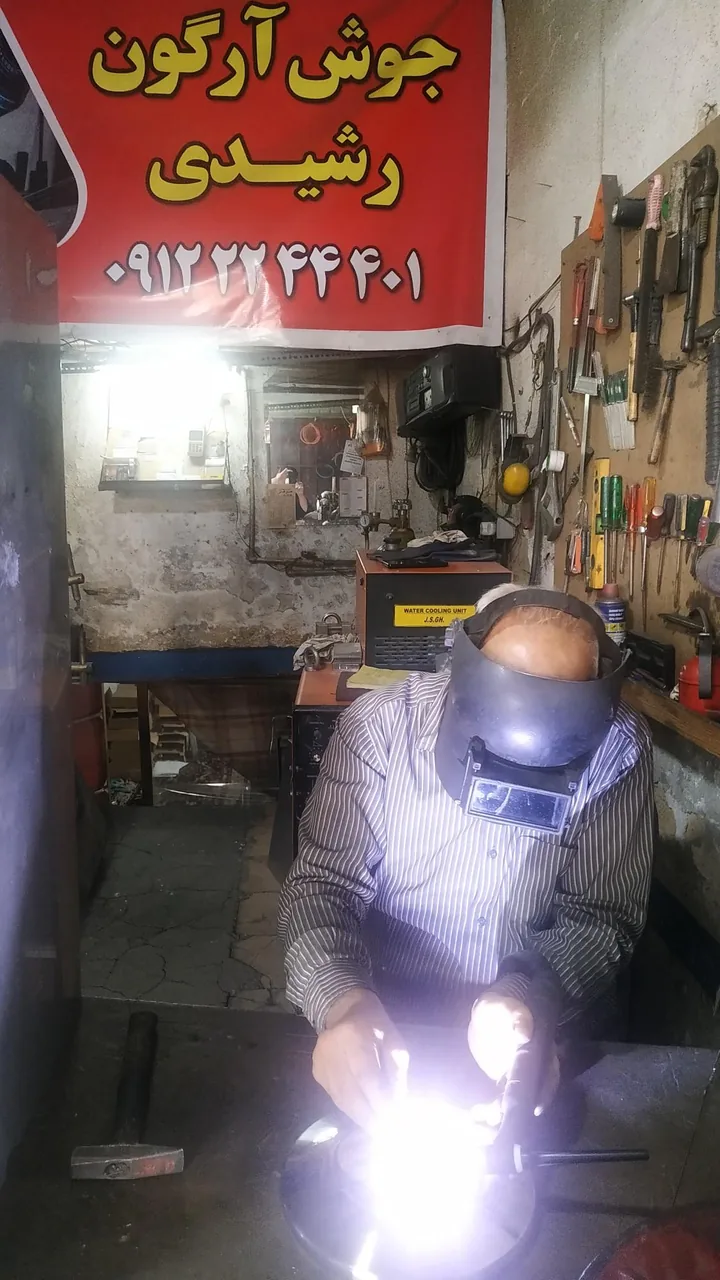 جوشکاری تخصصی آرگون رشیدی