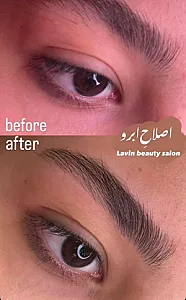 خدمات اصلاح ابرو و بافت مو مرجان