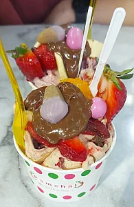 آبمیوه بستنی پامچال