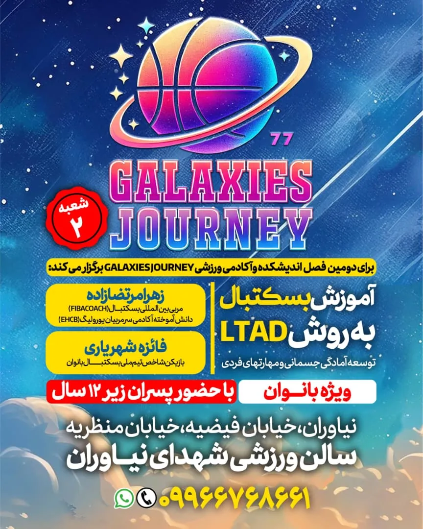 آکادمی بسکتبال Galaxies Journey. شعبه ۱ - تصویر 2