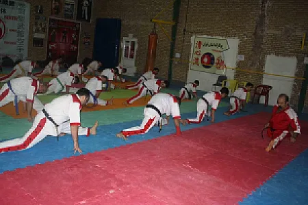 آموزش کیک بوکسینگ-استاد حنیفه