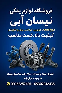 فروشگاه لوازم یدکی نیسان آبی موالی زاده