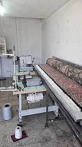 لبه دوزی فرش و موکت فرشی نو