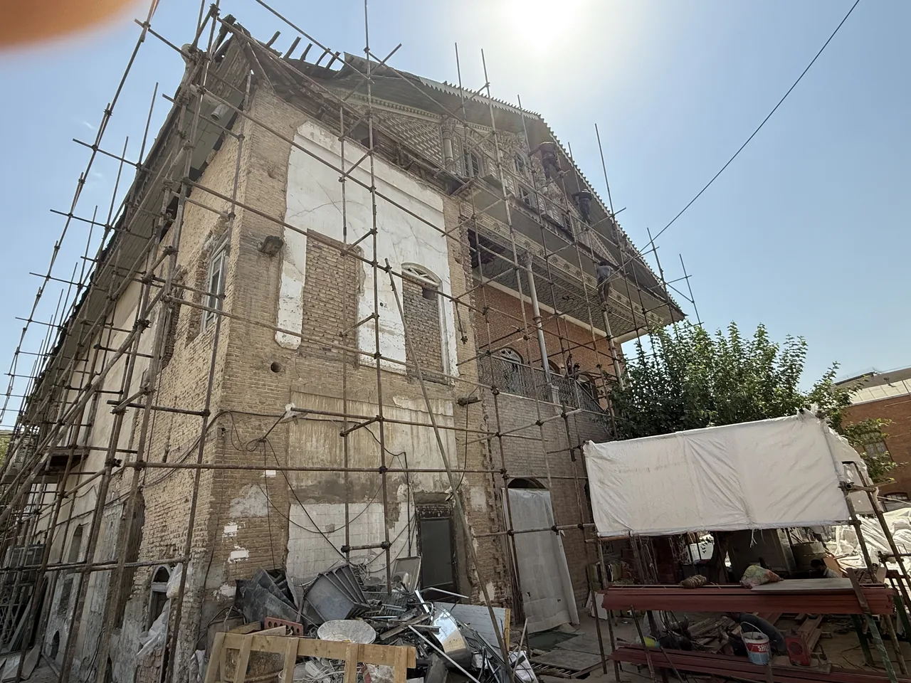 داربست سیماسازان، زیر بتن ، نخاله گیر - تصویر 2