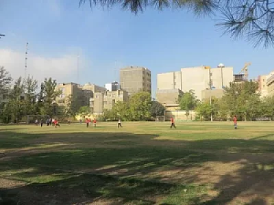زمین چمن طبیعی فوتبال دبیرستان ماندگار البرز