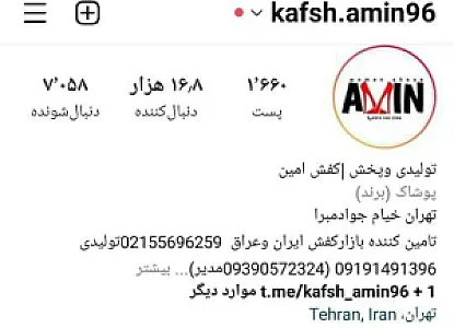 تولید و پخش کفش امین