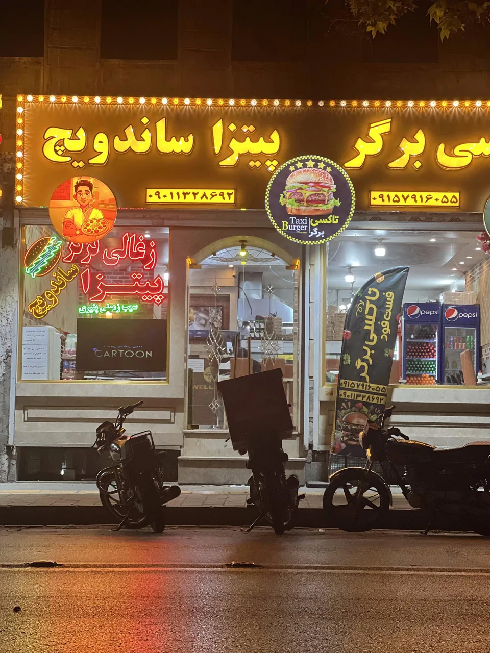 پیتزا ساندویچ تاکسی برگر - تصویر 5