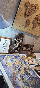 خانه معرق سبز